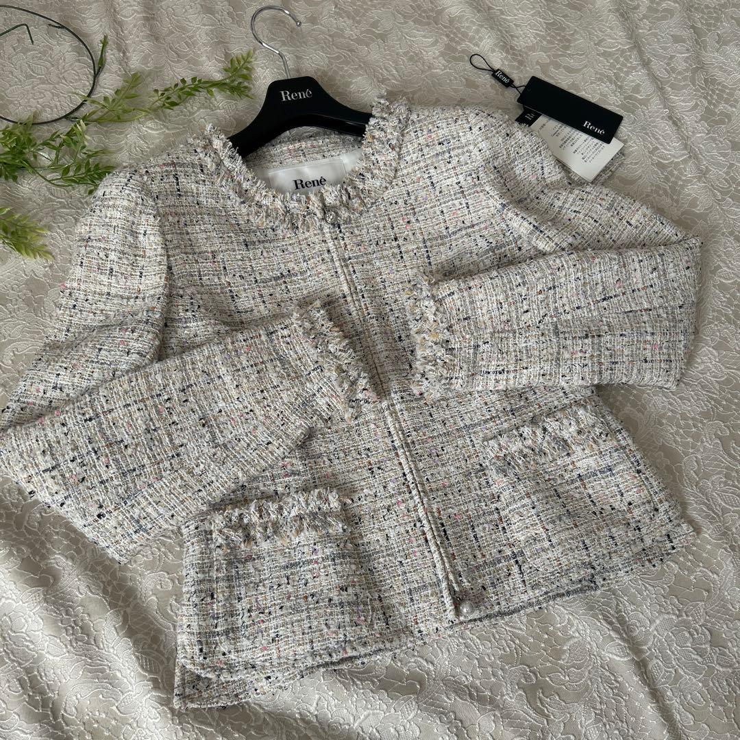 Rene ジャケット　高級イタリー製生地　美品