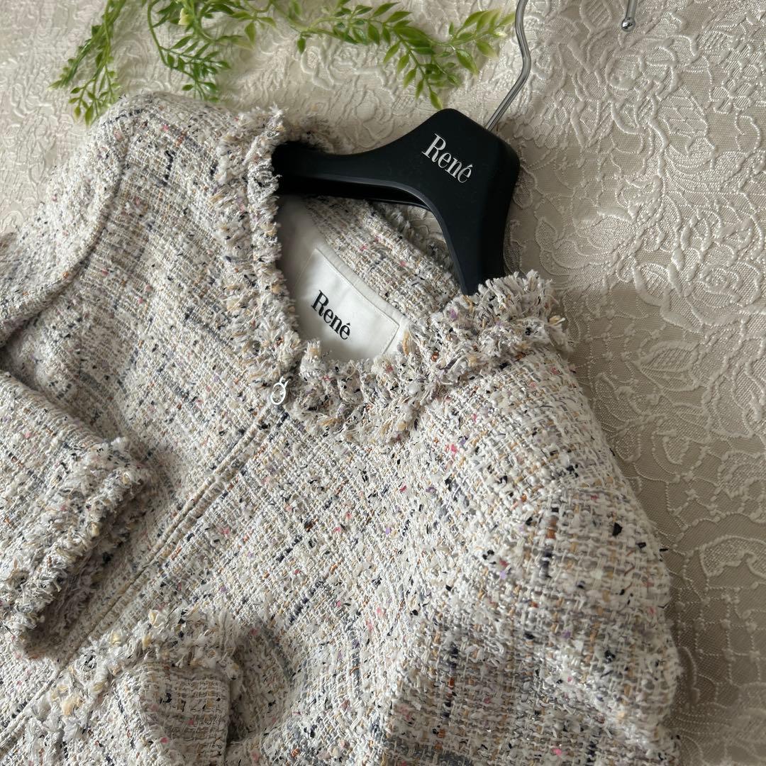 Rene ジャケット　高級イタリー製生地　美品