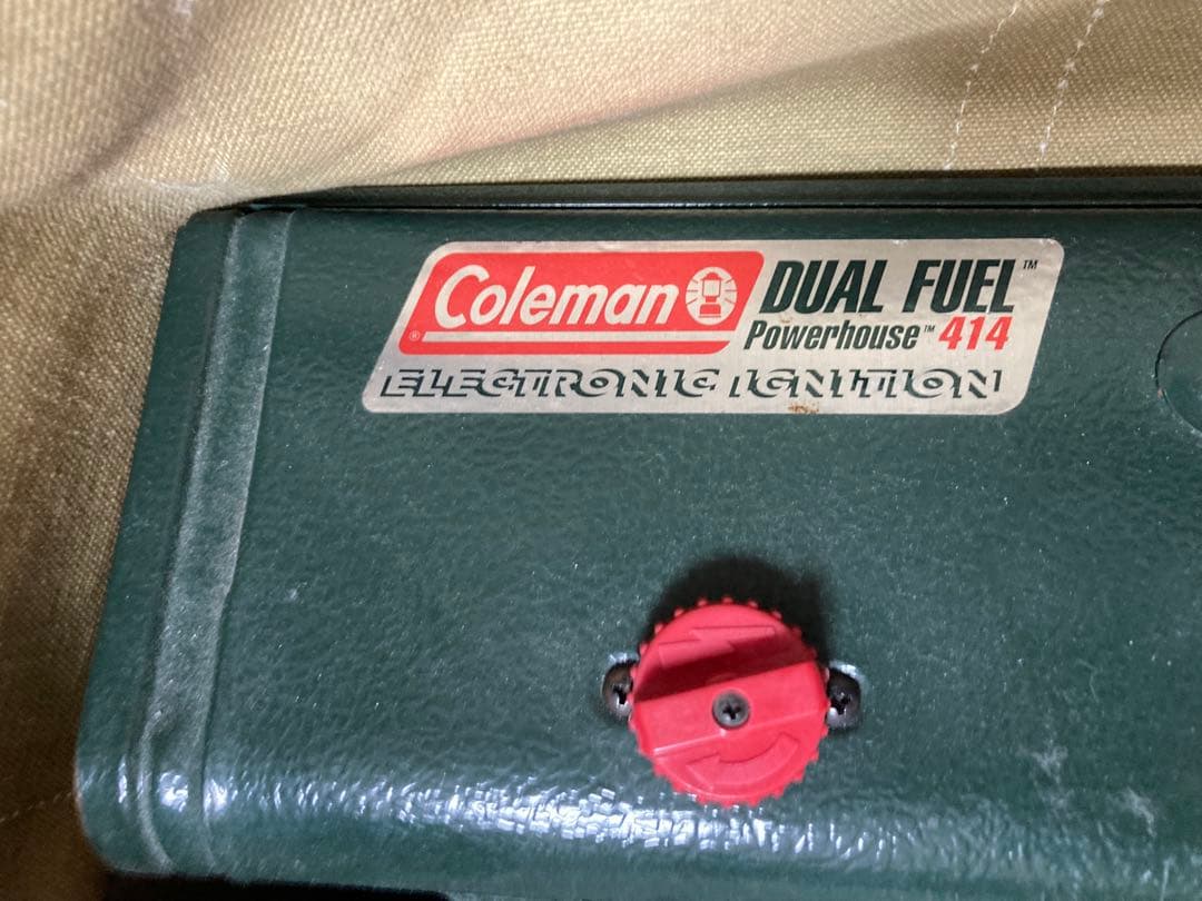 値下げ⭐5点　Coleman 414 ツーバーナー＋スタンド＋トレイ＋ラック2種