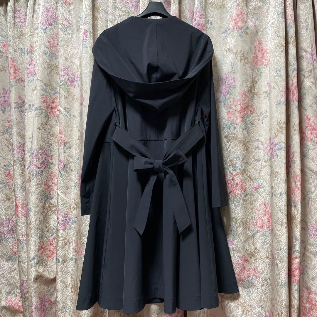 FOXEY レイニー フィット&フレア Aライン トレンチコート