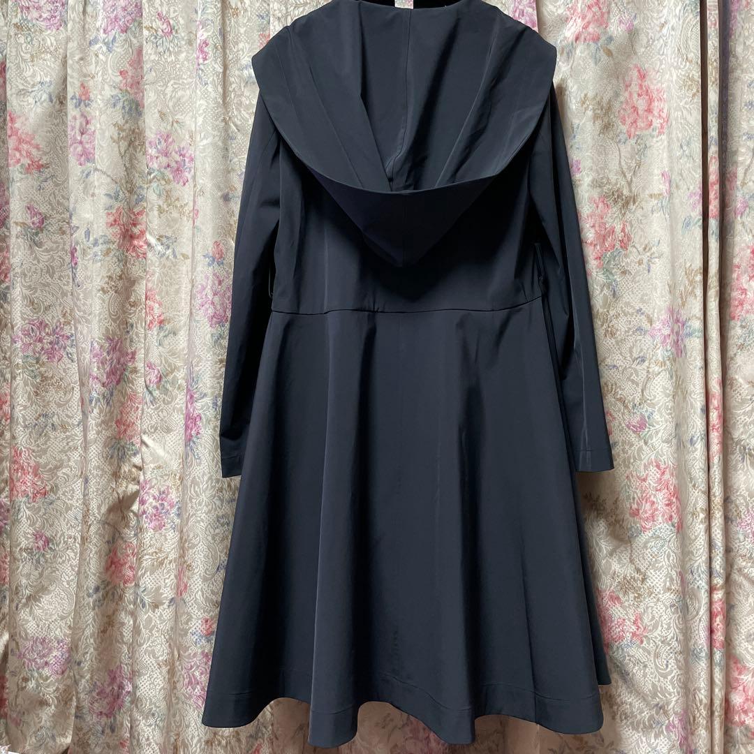 FOXEY レイニー フィット&フレア Aライン トレンチコート