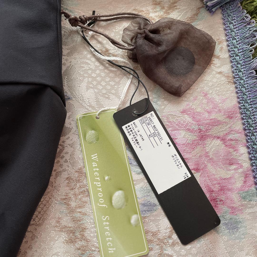 FOXEY レイニー フィット&フレア Aライン トレンチコート