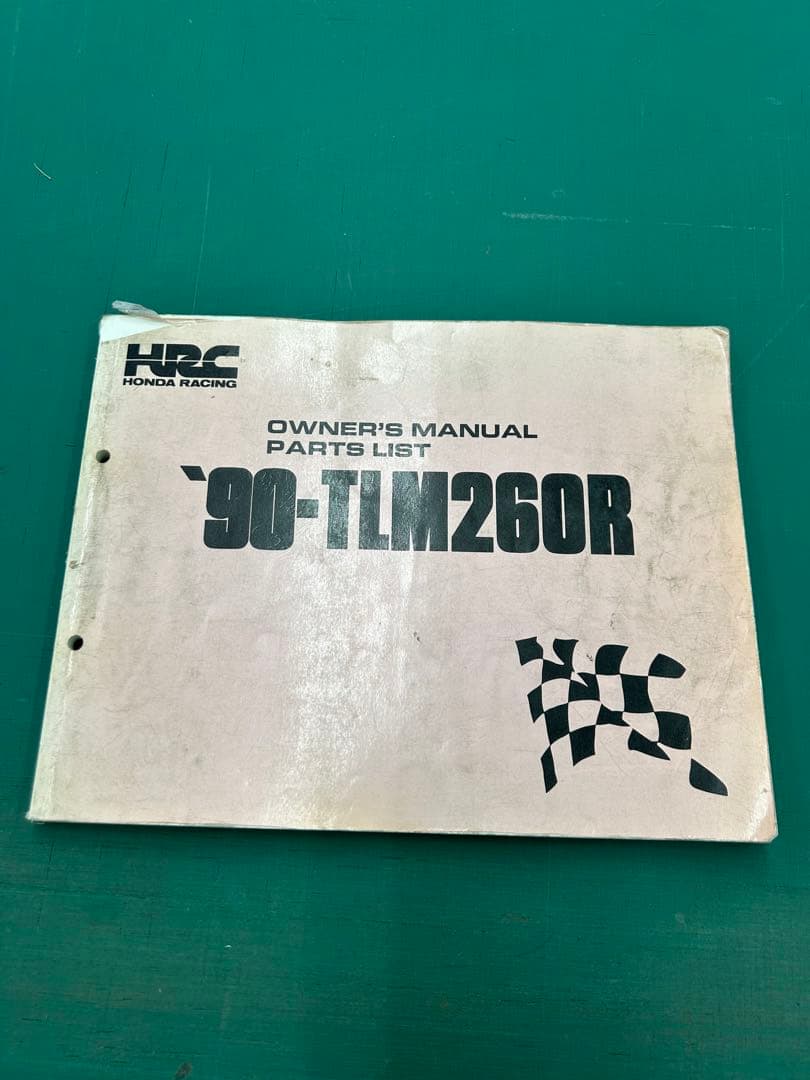 マイノリティー　TLM260R サスペンション　オーナーズマニュアル本