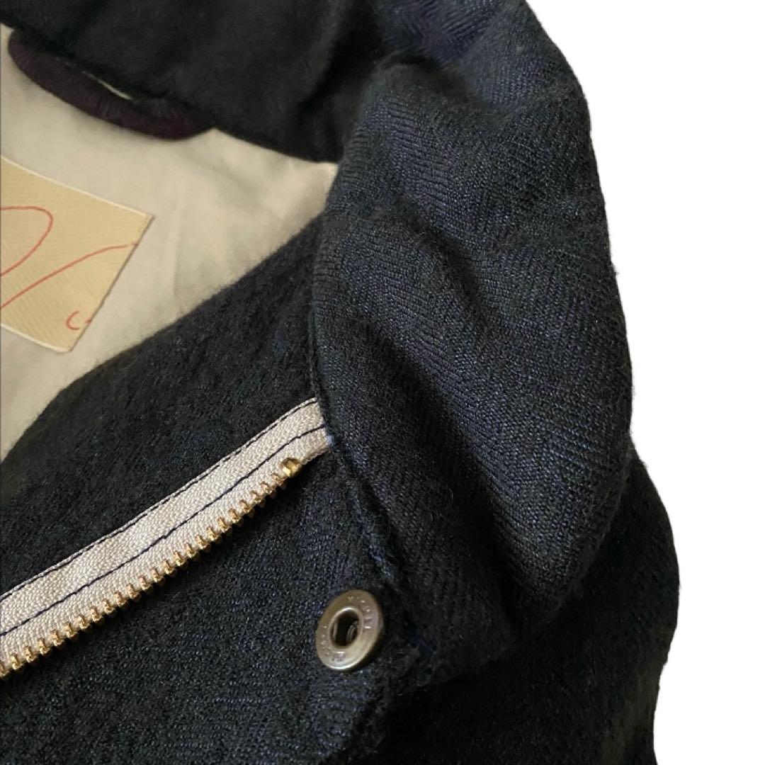 美品✨pallas palace パラスパレス リネン ウール コート 薄手 2