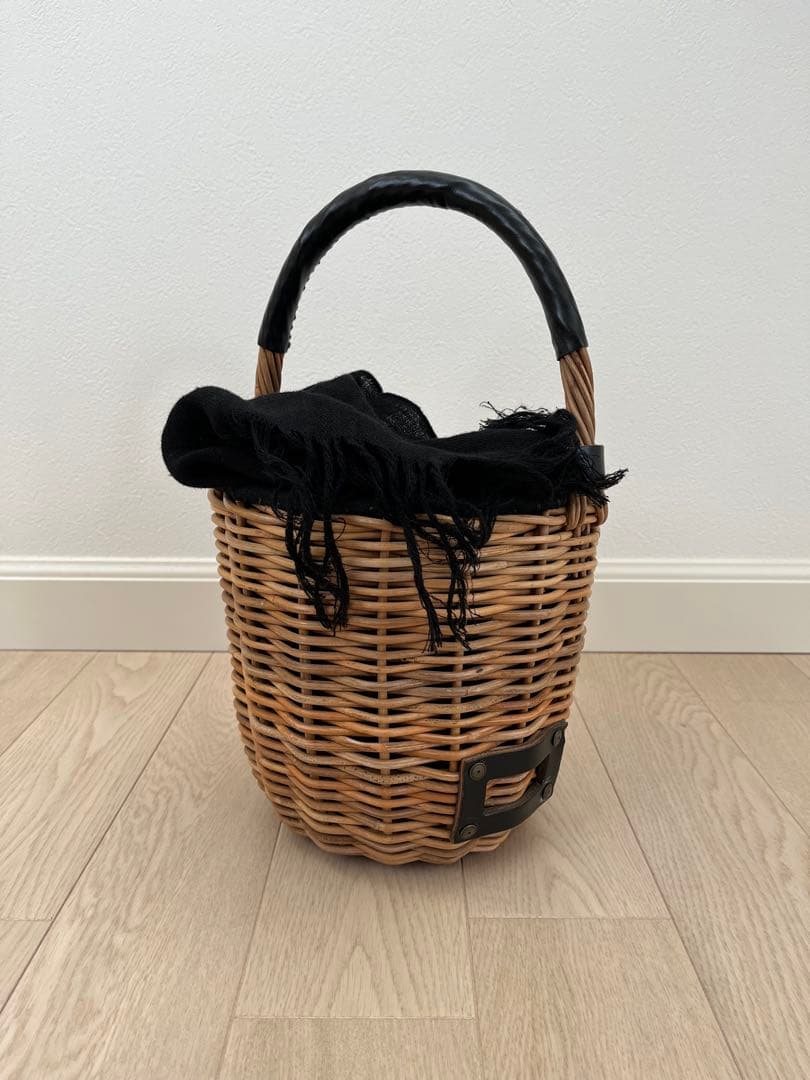 ebagos エバゴス　ブライドル バケツM バスケット ブラック