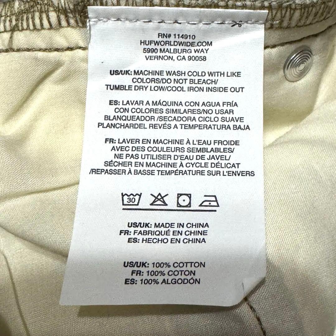 【試着のみ】HUF X REALTREE CROMER PANT 28