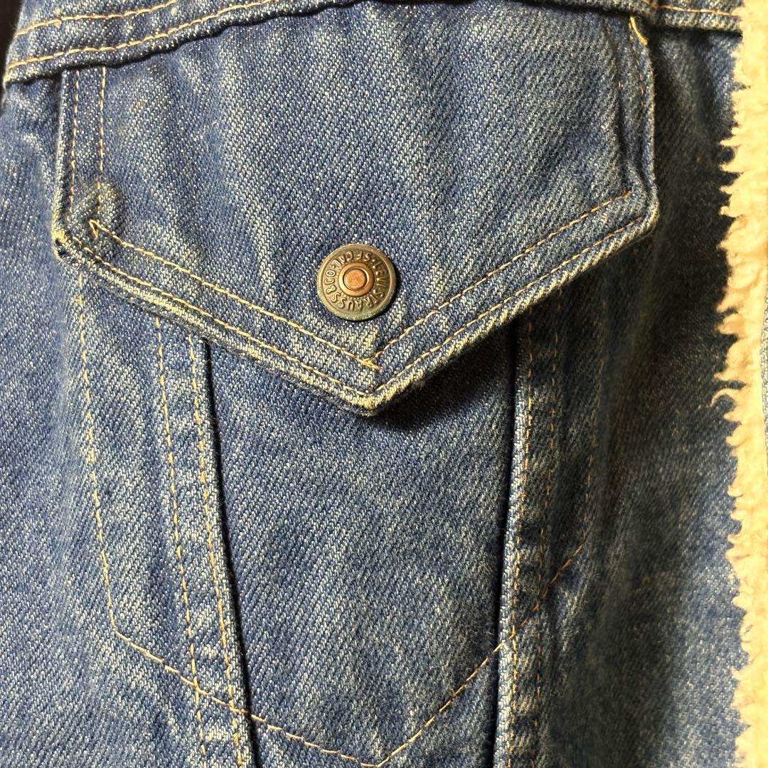 Levi’s　ボアジャケット　デニム　70605　70s　USA製　古着