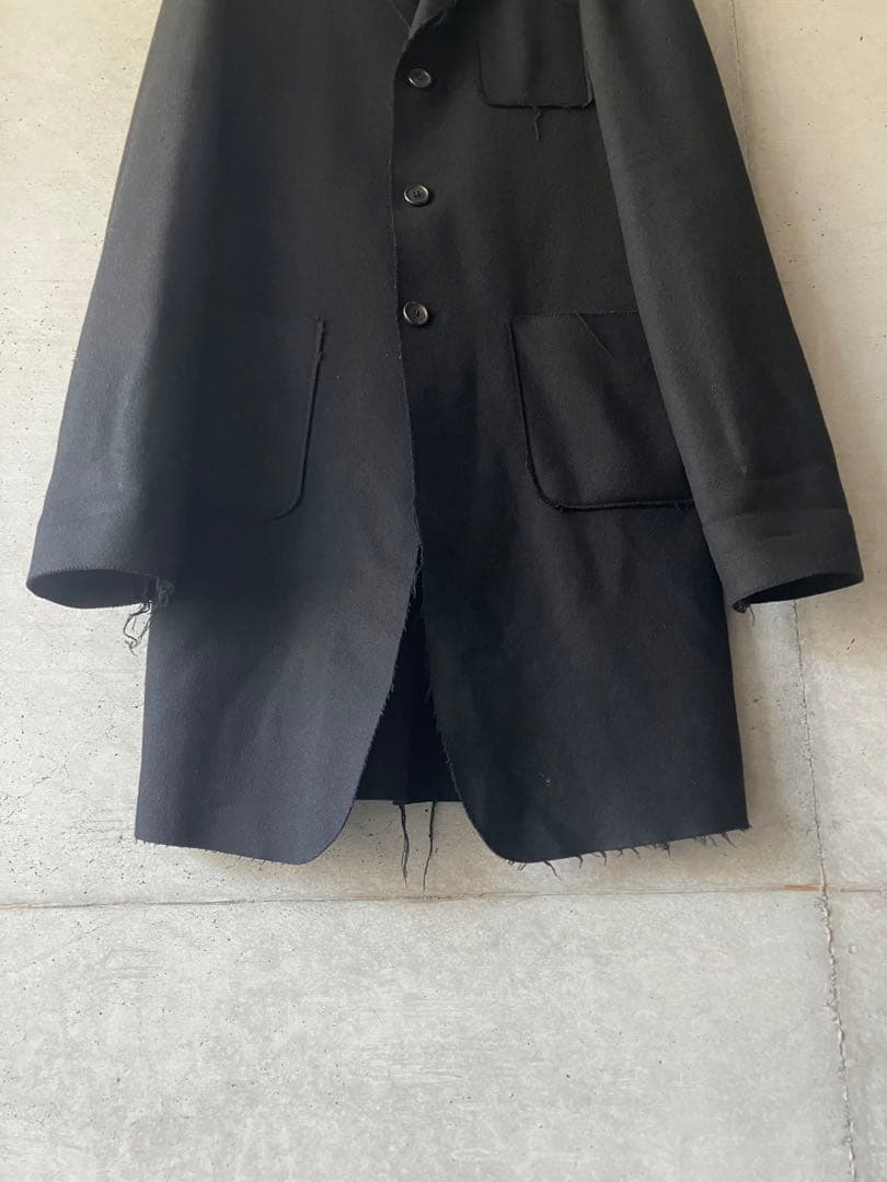 ANN DEMEULEMEESTER ウールチェスターコート