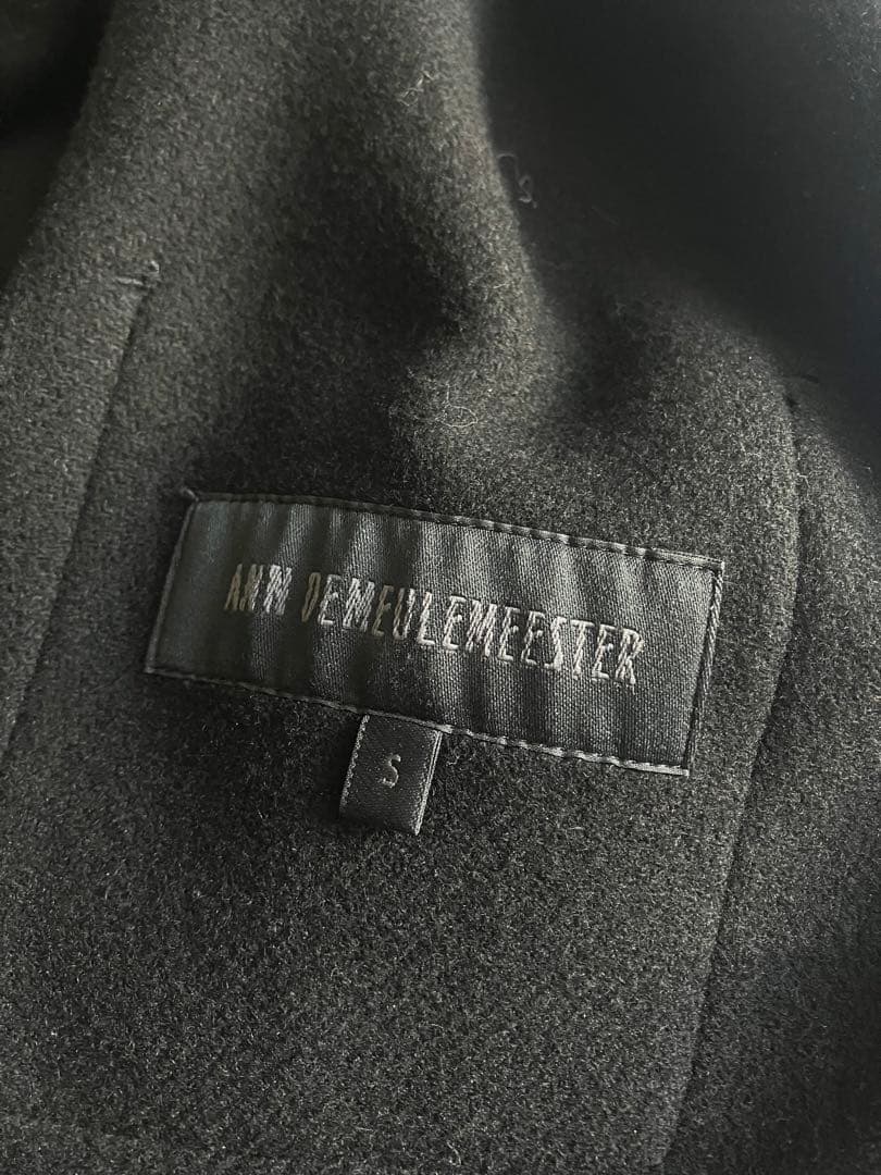 ANN DEMEULEMEESTER ウールチェスターコート
