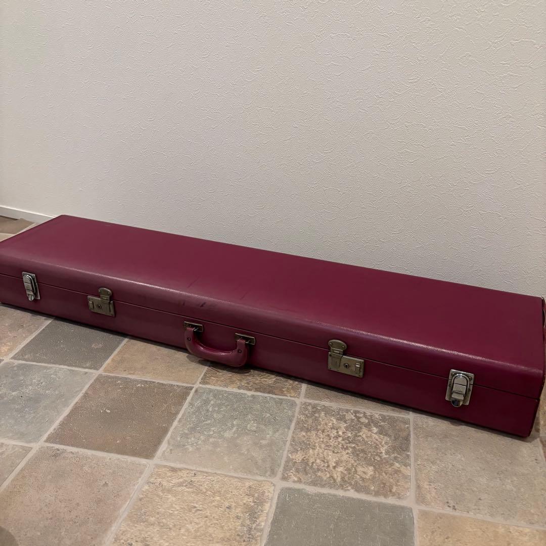 三味線本体 白/緑 ケース付き