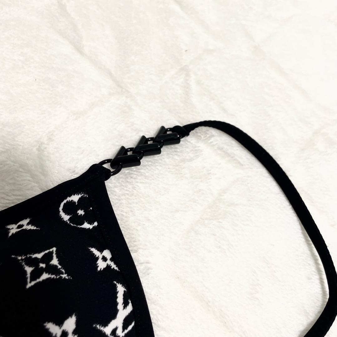 【美品】Louis Vuitton ブラック ビキニ ケース付