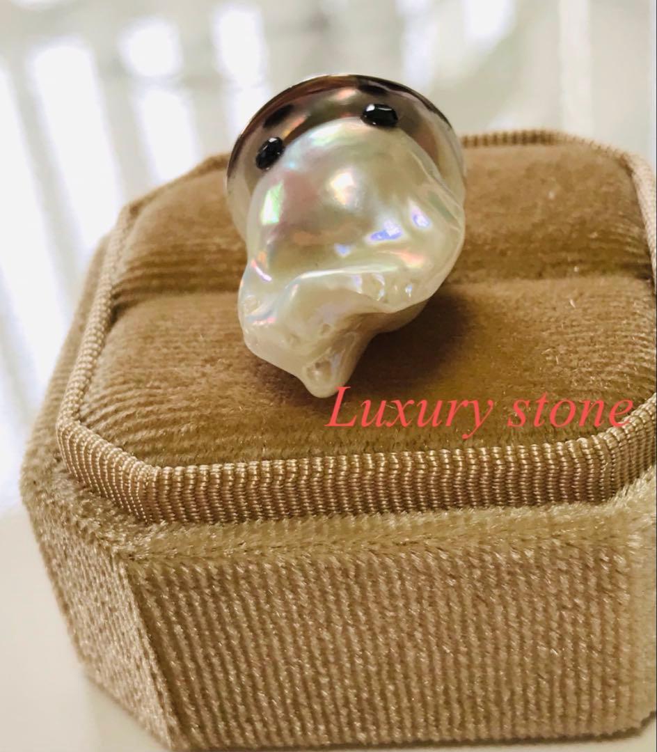 本真珠 淡水バロックパール おばけ ネックレス ペンダントトップ