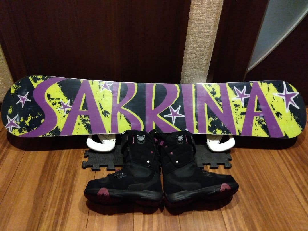 ✨️名機✨️ SABRINA 138 学生・レディース スノーボードフルセット！
