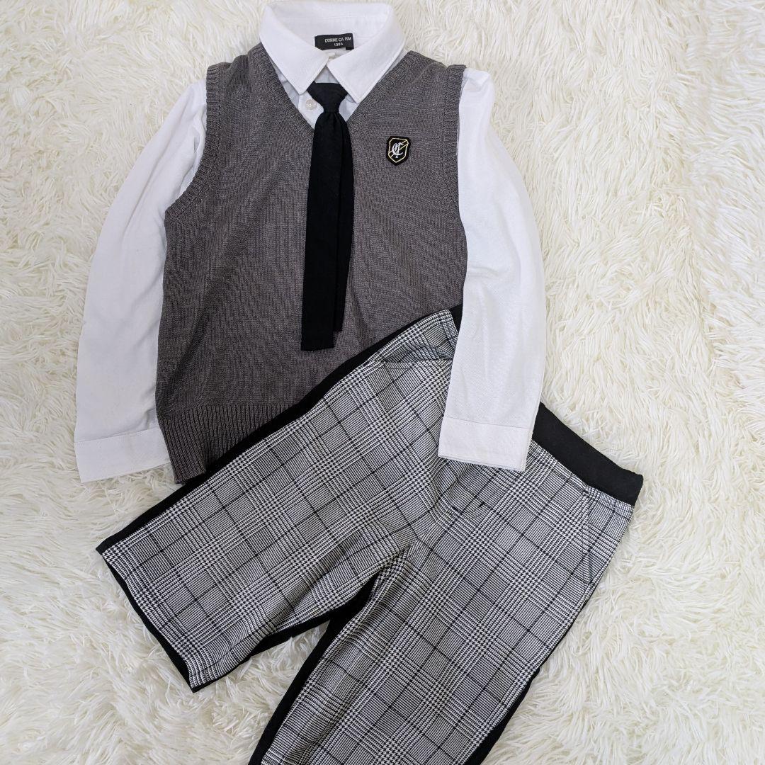 Polo Ralph Lauren 紺ブレ　×　コムサセットup　 130cm