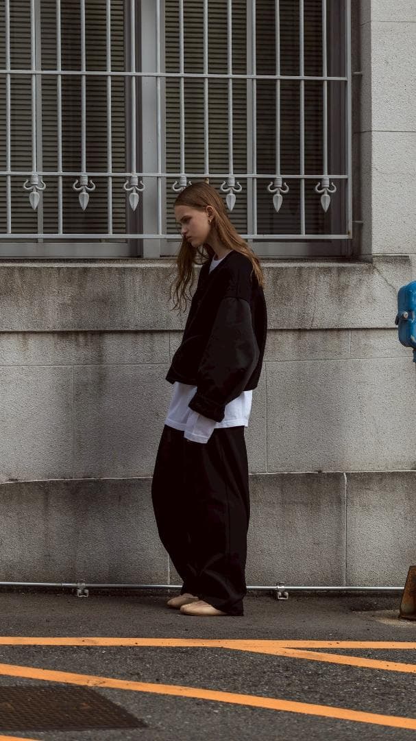 即完売品 新品未使用 soyy. switch me coat ネイビーブラック