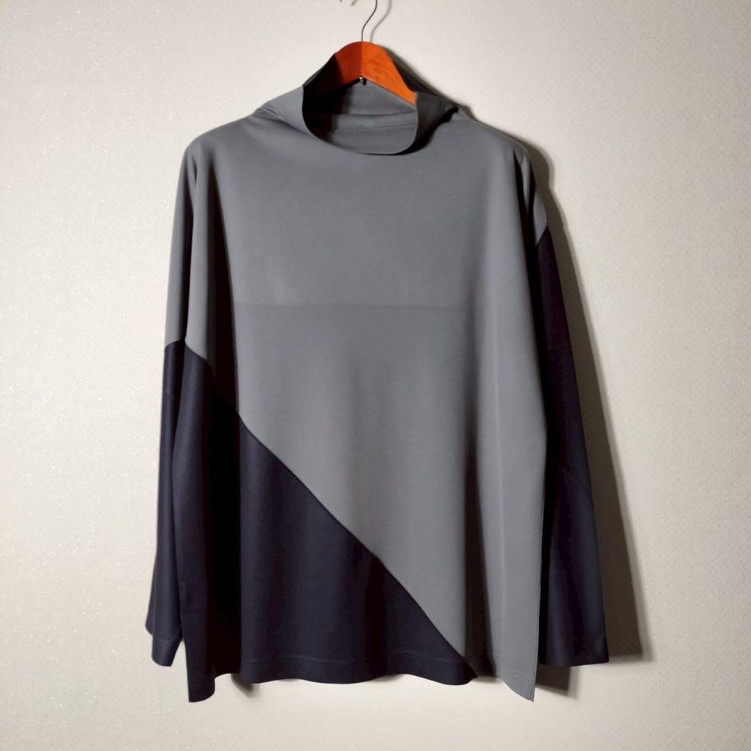 アイムメンイッセイミヤケ タートルネック 長袖カットソー ラグラン ポリエステル