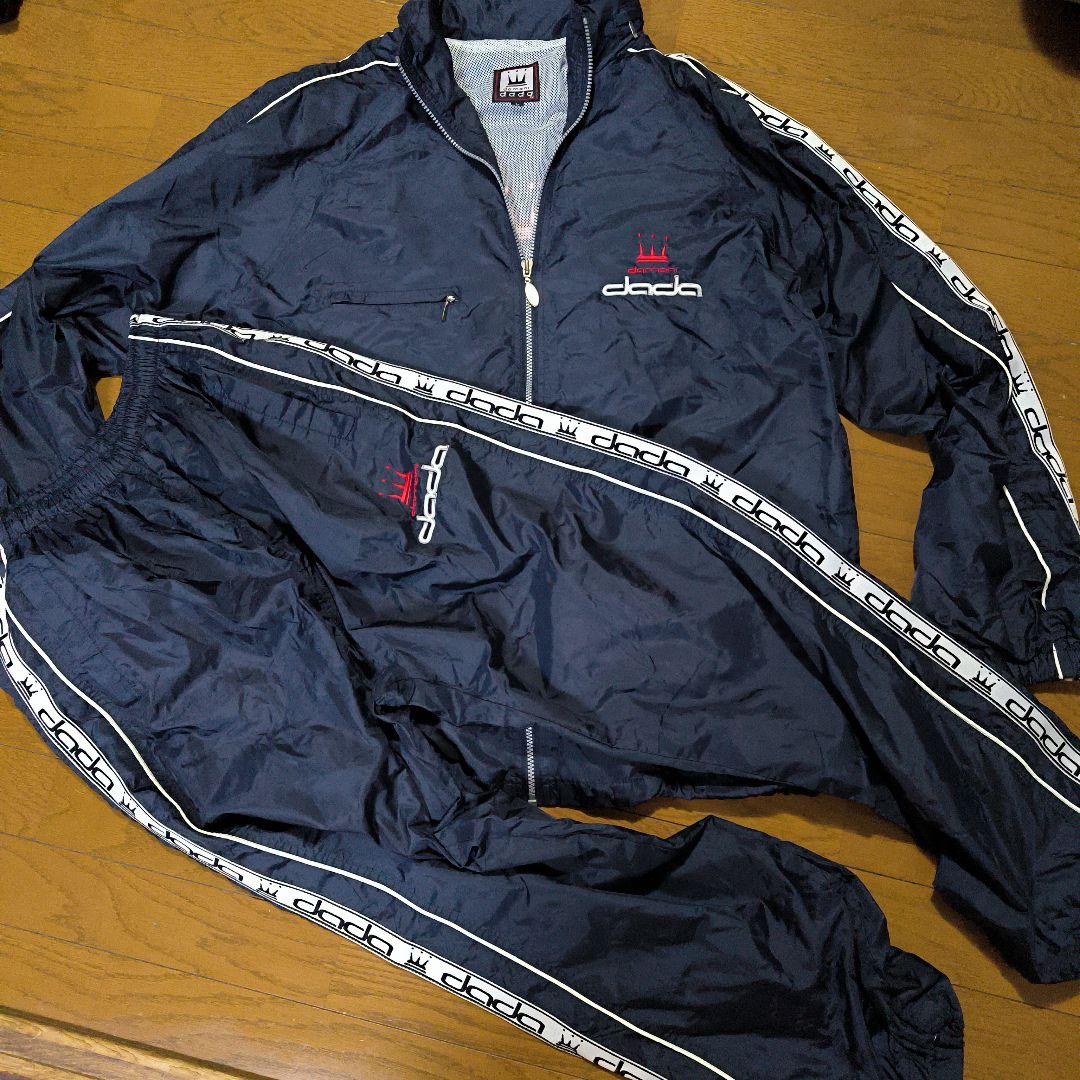 h*a様 極希少　美品　dada ネイビー ジャージ　シャカシャカ　ウィンドブレ