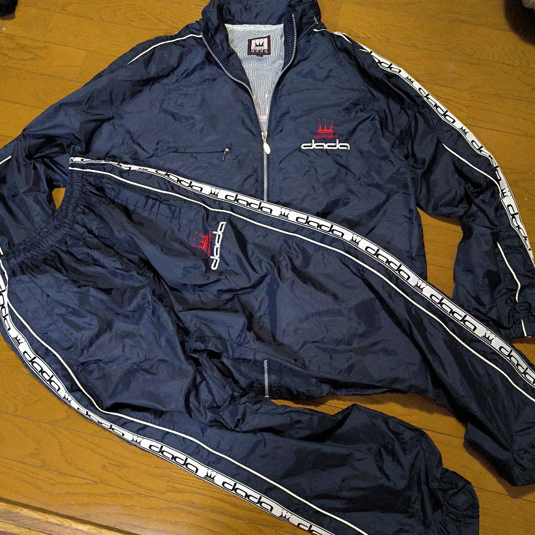 h*a様 極希少　美品　dada ネイビー ジャージ　シャカシャカ　ウィンドブレ