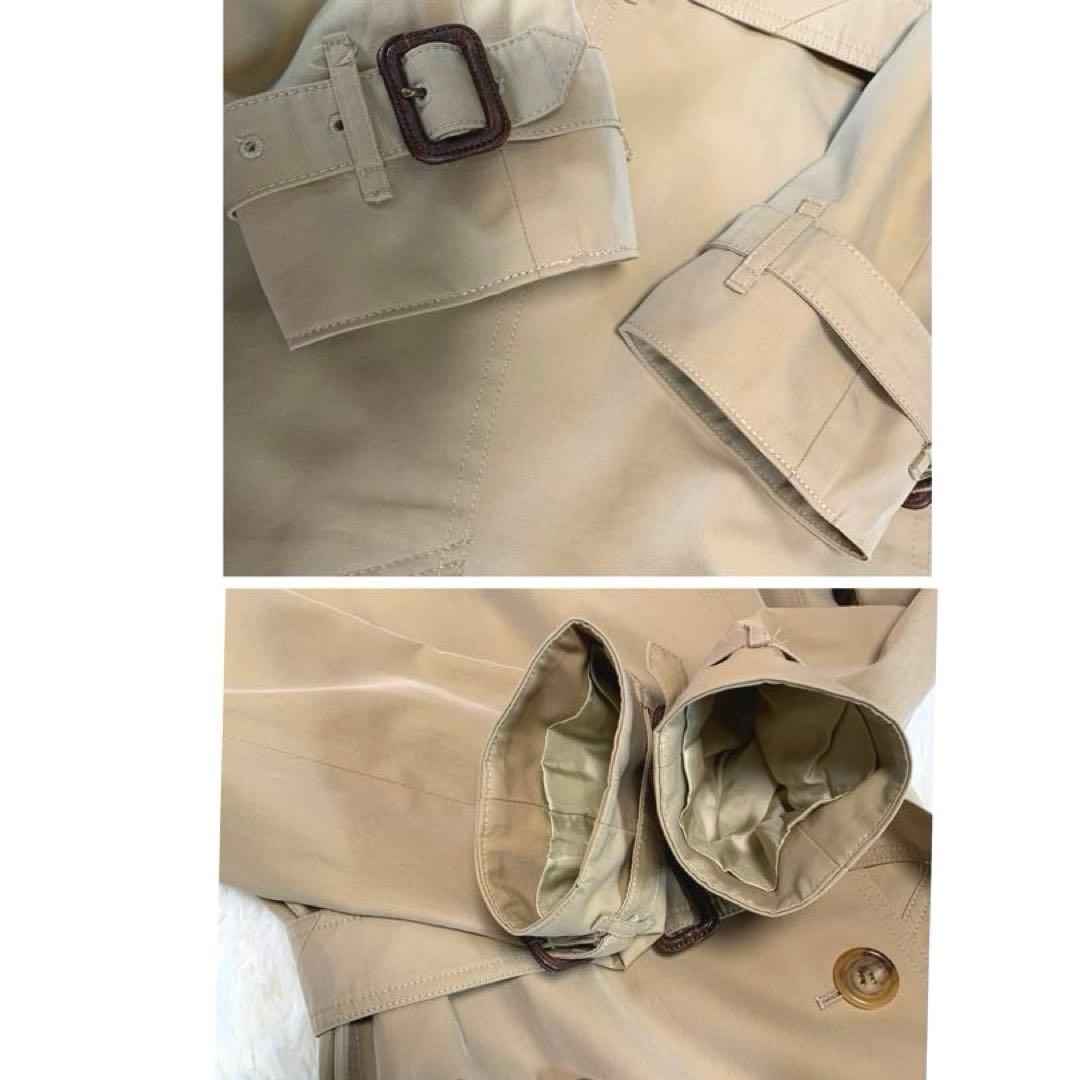 美品◆BURBERRY LONDON【ライナー付◆トレンチコート】ハニーベージュ