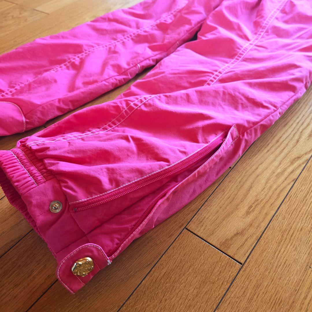 未使用✨定価6.8万円 スキーウェア上下セット スノーボード 可愛い ピンク L