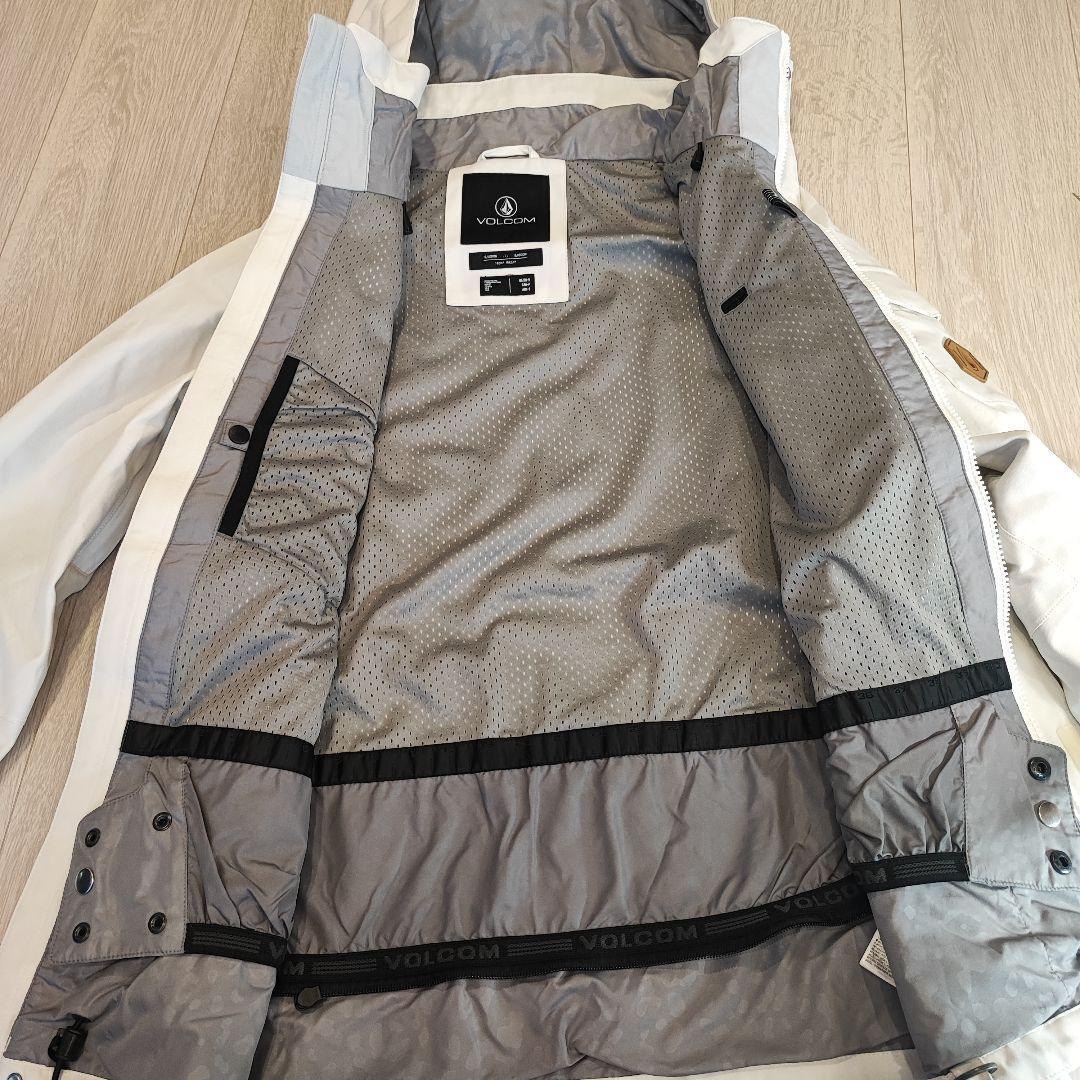 VOLCOM 迷彩柄フード付きスノーボード ジャケット 4in1 Sサイズ