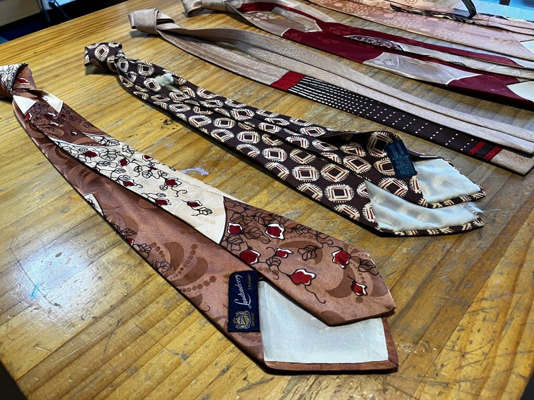③ビンテージネクタイ5本セット40's50'sスウィング　ロカビリー