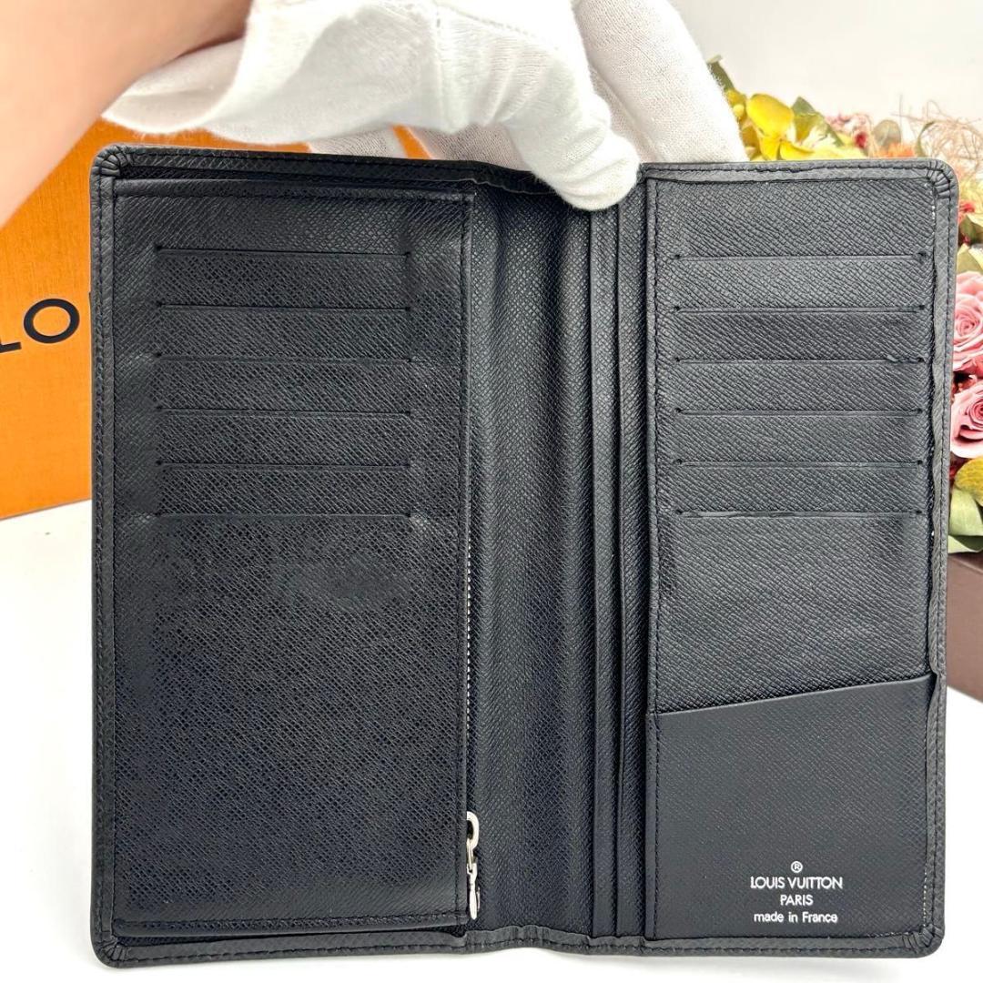 いちじく様　ルイヴィトン タイガ ポルトフォイユ ブラザ 財布 ブラック 黒