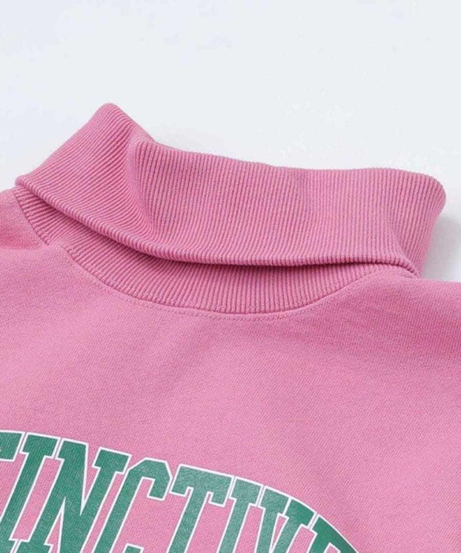 【新品】エックスガール カレッジロゴ入りハイネックスウェット トレーナー M