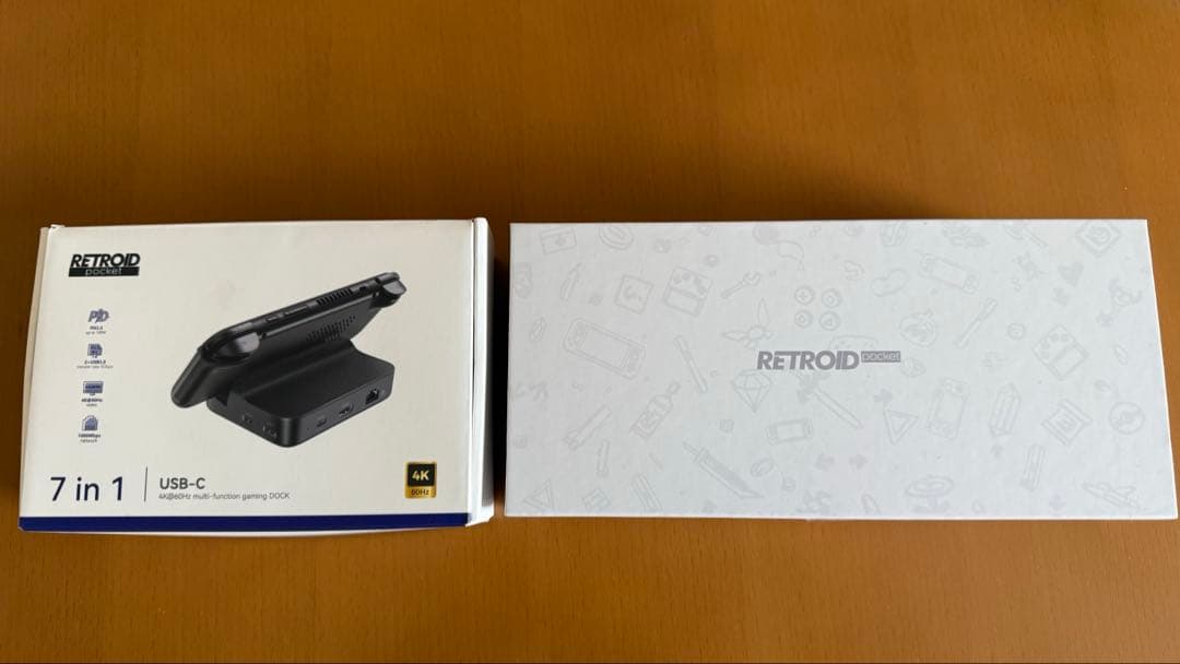 Retroid Pocket5 ブラック 純正ドック 128GB　ROCKNIX