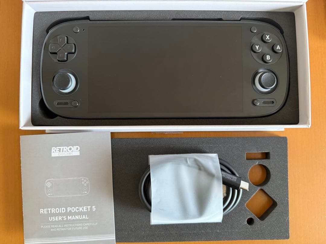 Retroid Pocket5 ブラック 純正ドック 128GB　ROCKNIX