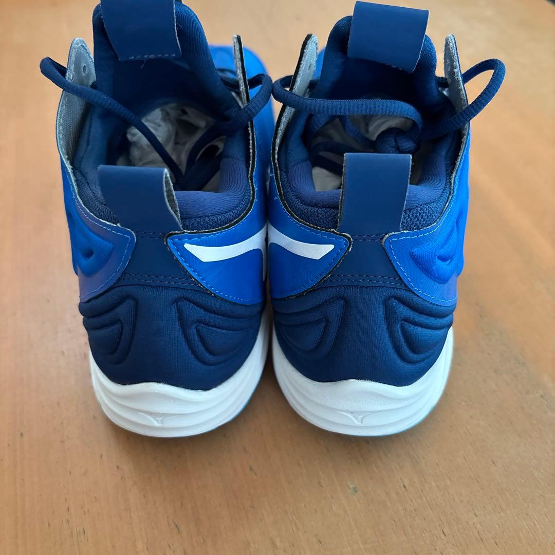 Mizuno バレーボールシューズ 青 美品