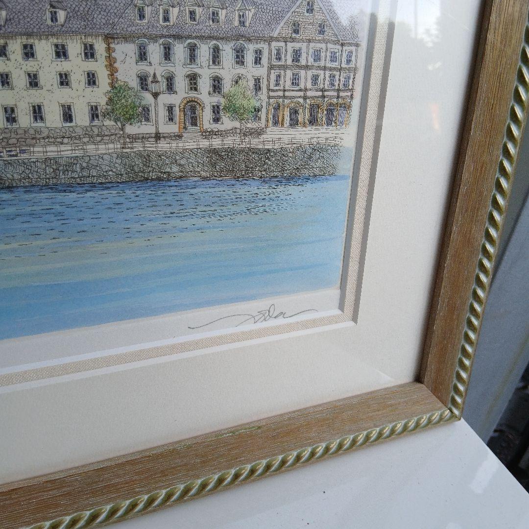 【ハイデルベルク 】織田義郎　リトグラフ　110/300