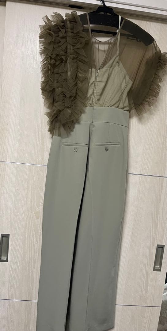 LAGUNAMOON ラグナムーン　オリーブグリーンパンツドレス