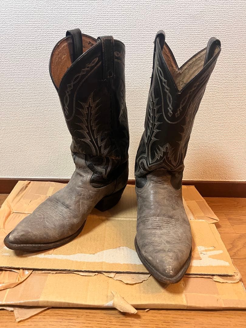 トニーラマ ウエスタンブーツ チャコールグレー