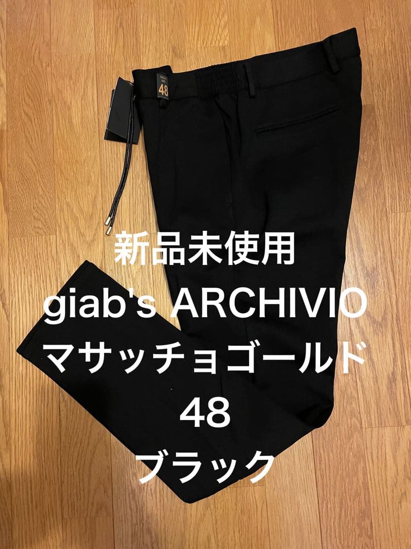 新品未使用giab's ARCHIVIOマサッチョゴールド48ブラック