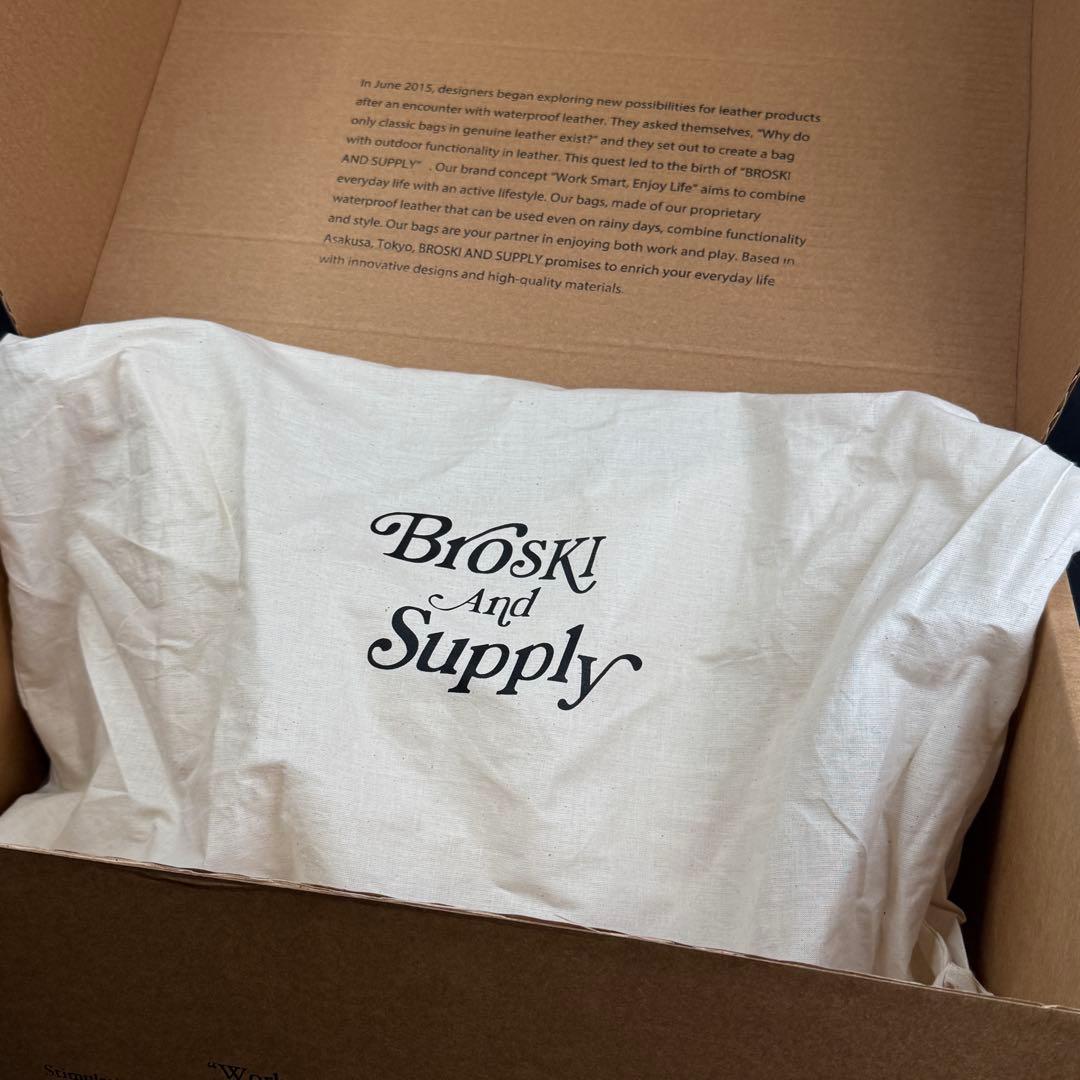 【新品】BROSKI AND SUPPLY Explorer 本革バックパック