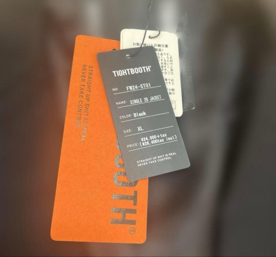 TIGHTBOOTH スーツ　セットアップ　ブラック　Xl 2024年