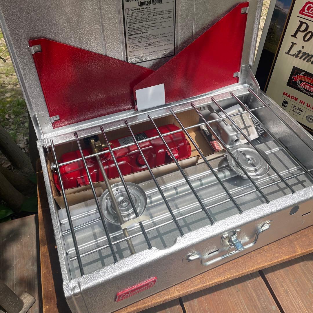 新品未使用！限定モデル！コールマン 413H490J ツーバーナーストーブ