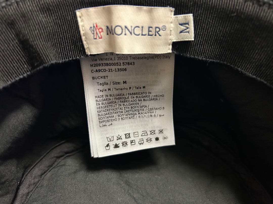 MONCLER バケットハット M