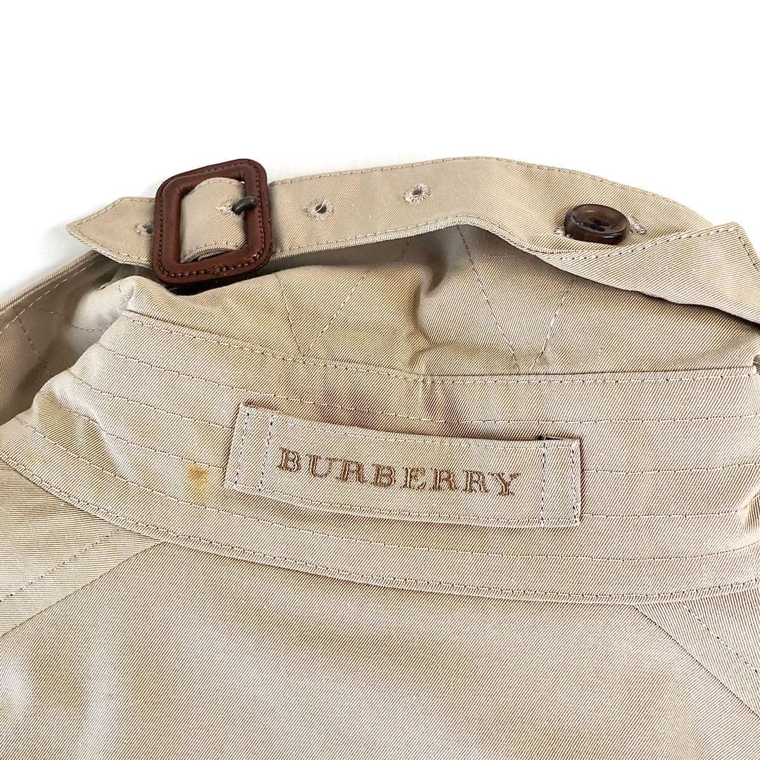 Burberry Londonバーバリーウールライナー付ロングトレンチコート38