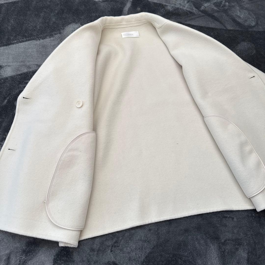 韓国　レディース　ounce オンス　コート　アイボリー