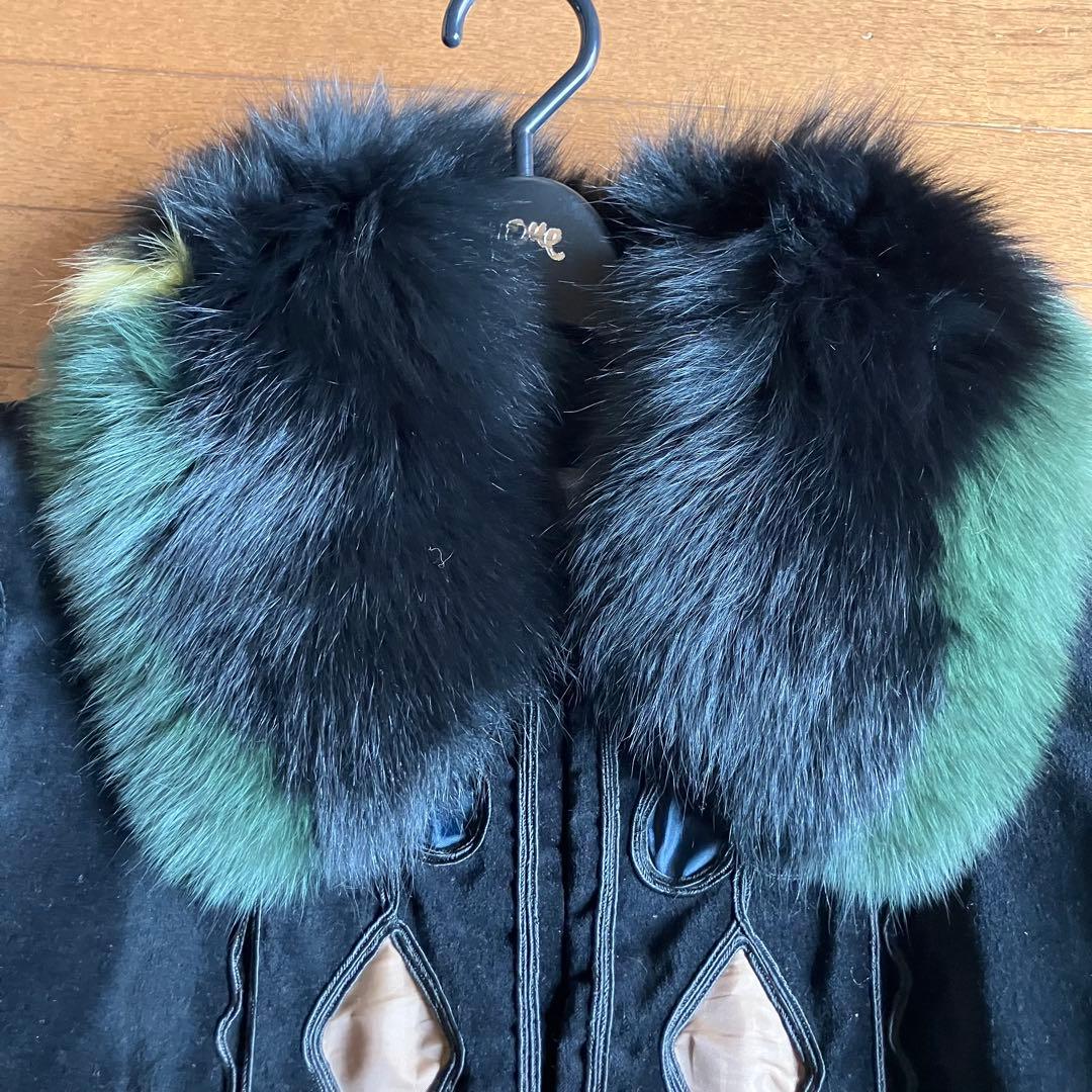 美品　アルマーニ　ARMANI ジャケット　ファージャケット　サイズ44