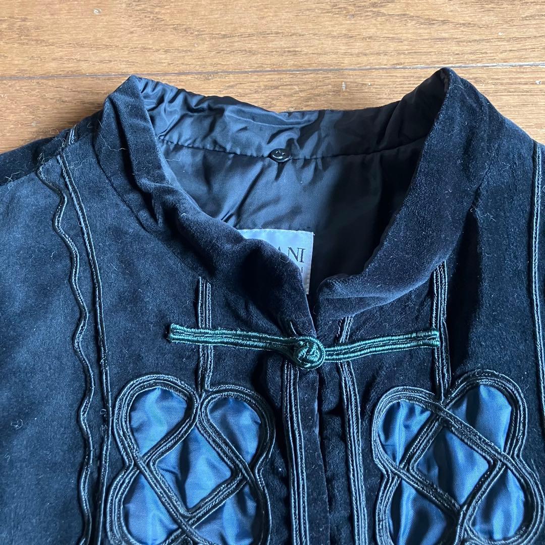 美品　アルマーニ　ARMANI ジャケット　ファージャケット　サイズ44