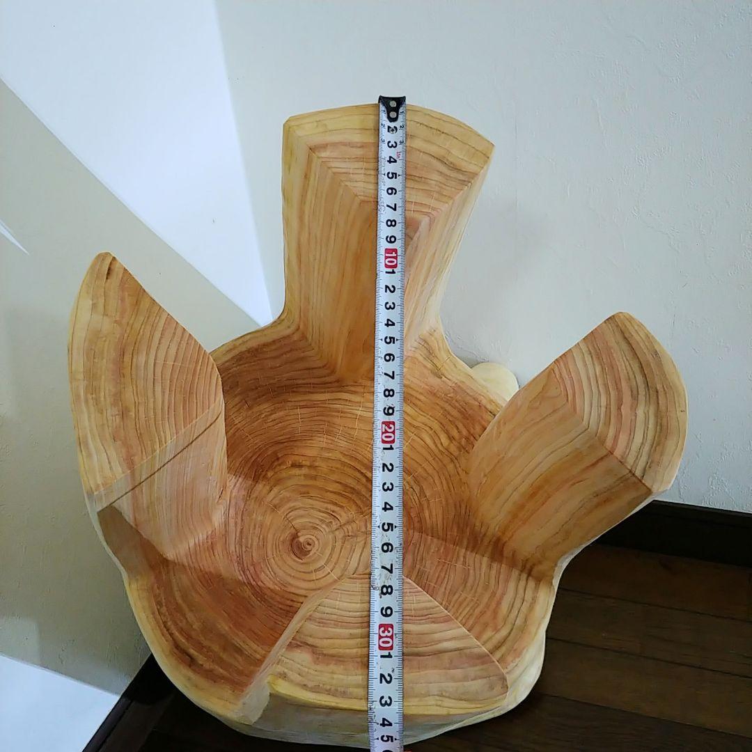 丸太スツール　丸太サイドテーブル　ヒノキ根元