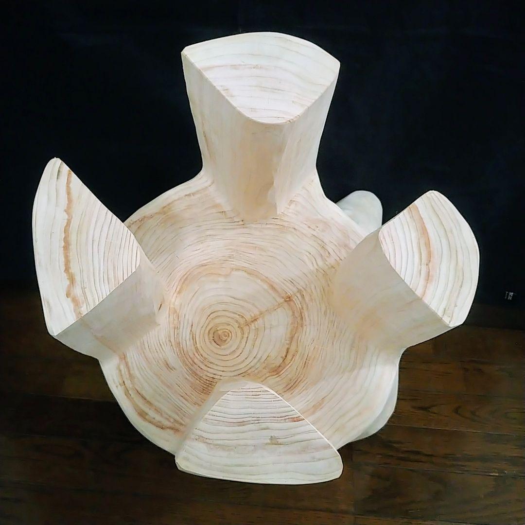 丸太スツール　丸太サイドテーブル　ヒノキ根元