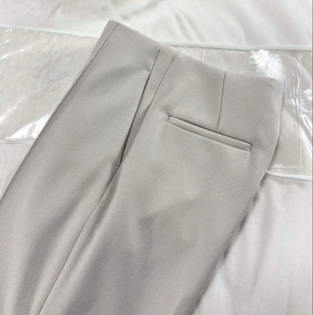 【お値下げ　美品】Drawer ウールツイルフロントステッチパンツ 34