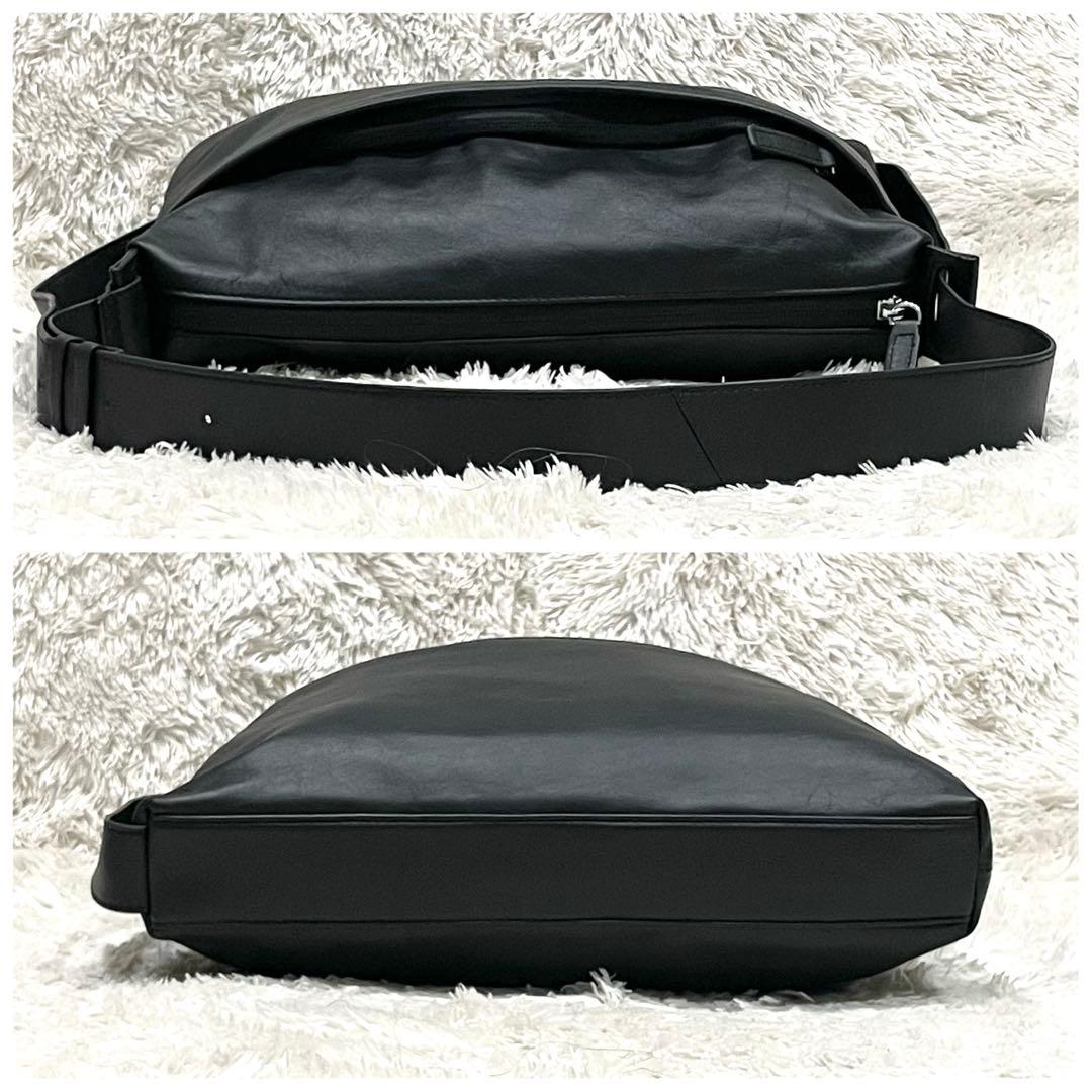 美品✨ear PAPILLONNER 2WAY レザーショルダーバッグ ブラック