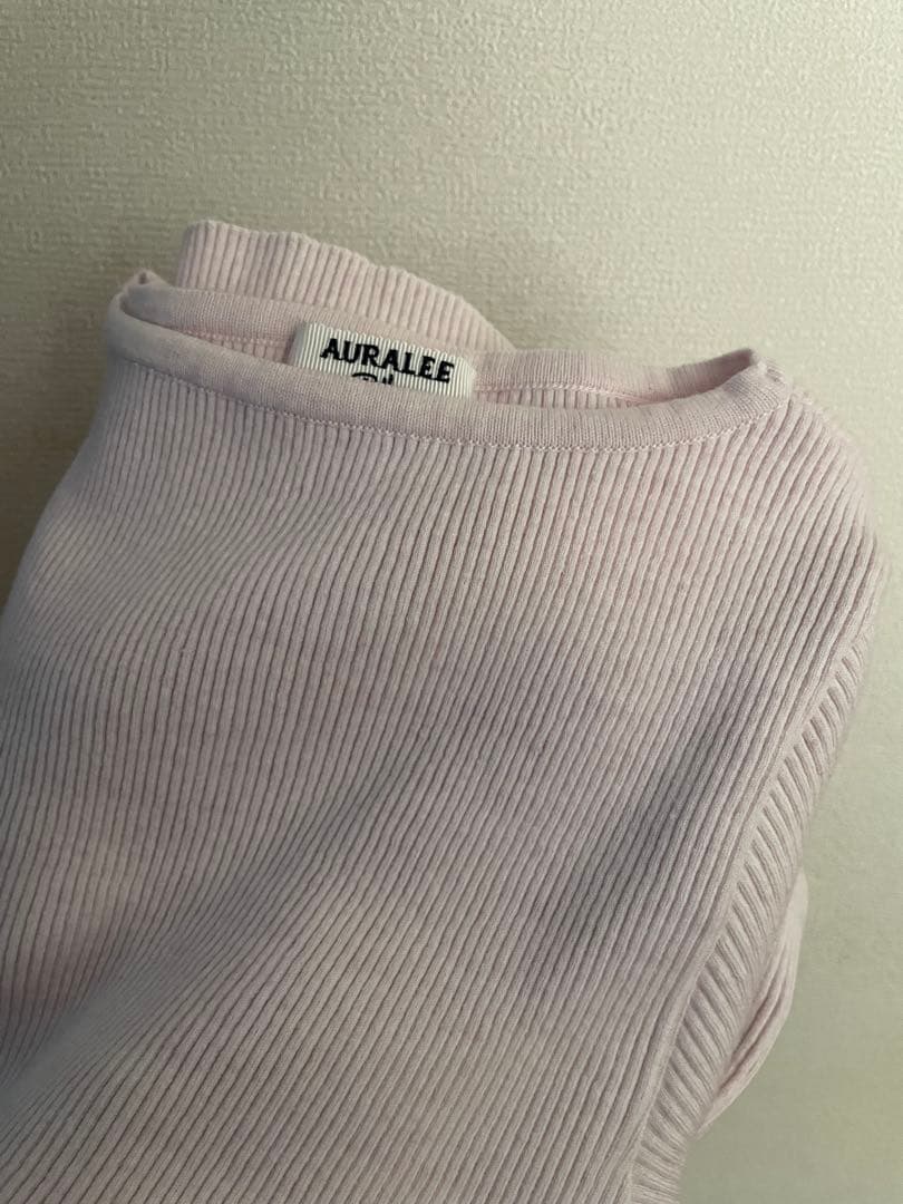 AURALEE×RonHerman別注ギザボートネックプルオーバー