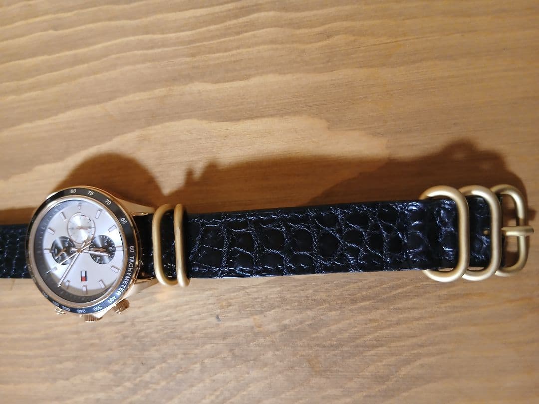 時計ベルト クロコダイル NATO THE SOLE製 ★ベルトのみ★
