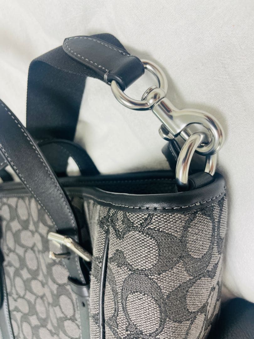 コーチ COACH メンズ バッグ　シグネチャー ジャカード スプリント トート